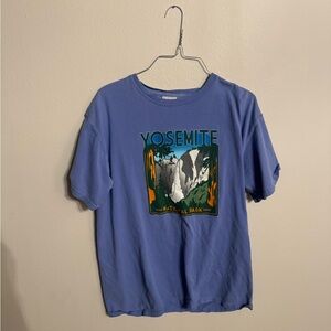 Yosemite National Park Graphic Tee - Violet